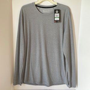 Under Armour Threadborne T shirt Large Long sleeve NWT